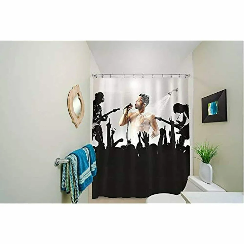 BigMouth Inc Shower Curtain (Rockstar) Bathroom Sh